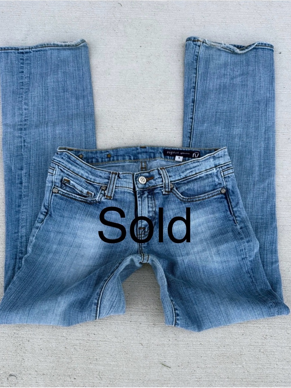 Vintage y2k Vigoss Light Blue Lowrise Bootcut Jeans